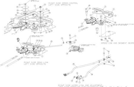 Steering Diagram and Parts List for Z-FORCESZ54 (17BSDGHC010)(2016) Cub Cadet Lawn Tractor